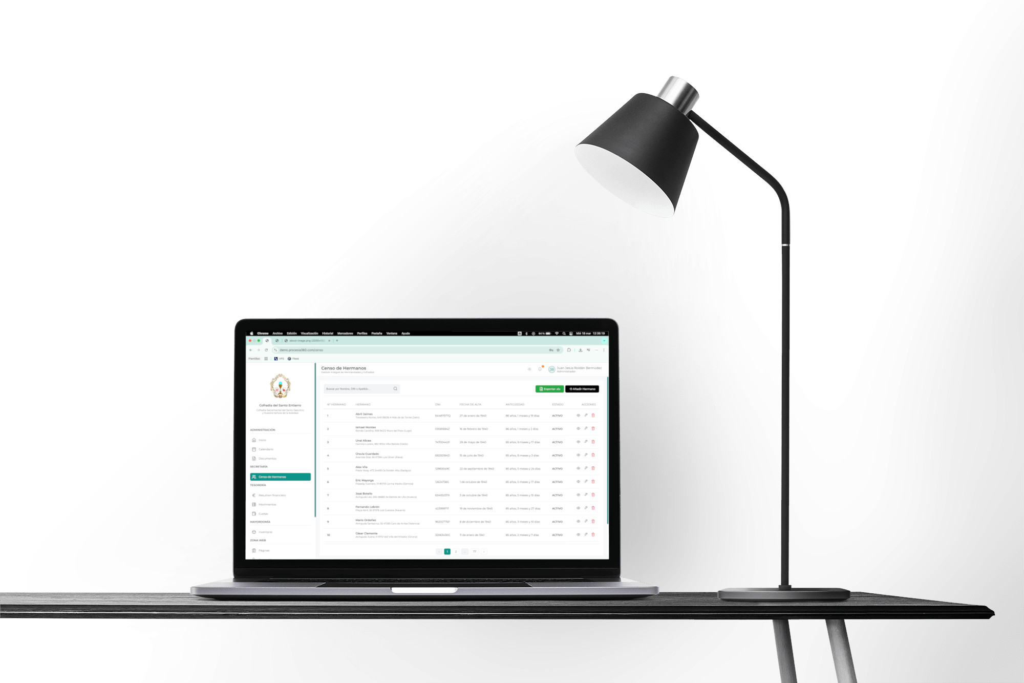 Interfaz ProcesIA360